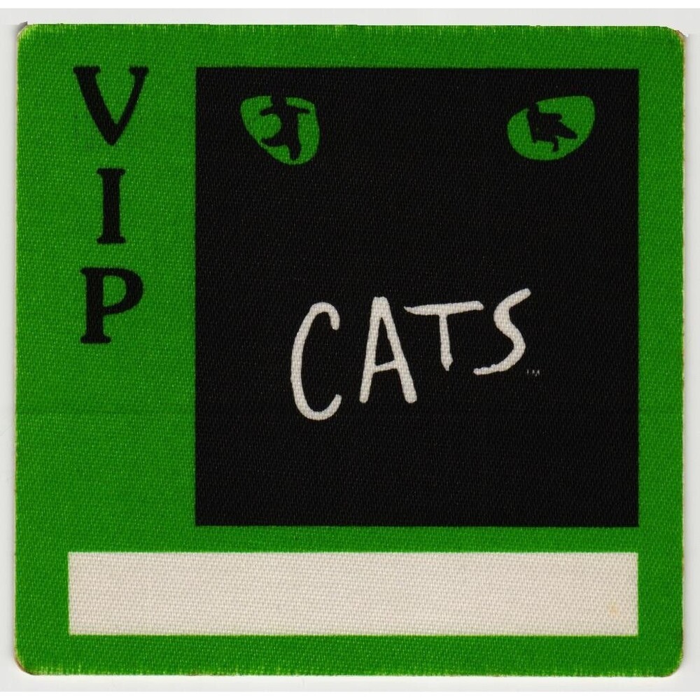Vintage Cats Broadway Play Musical VIP Backstage Pass